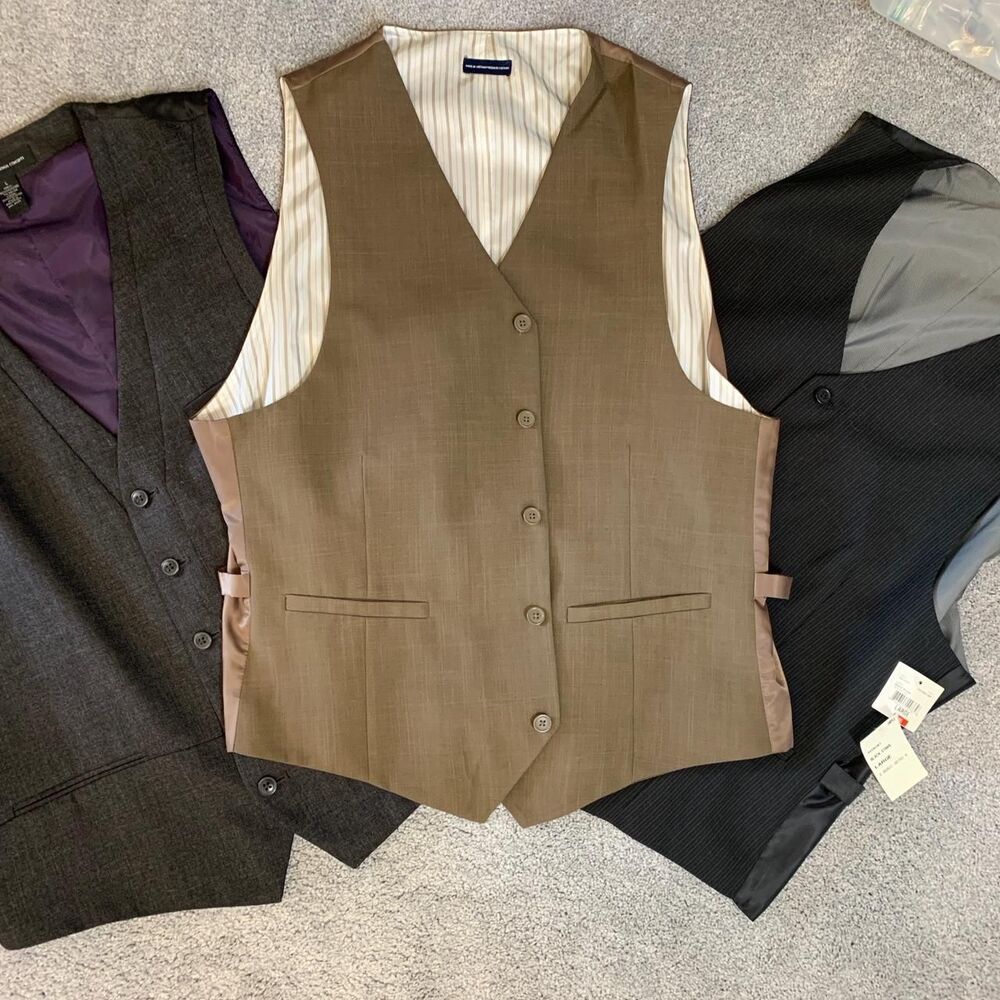 Unbranded Men's multi Waistcoats-vests